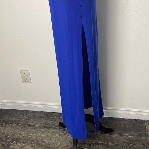 Blue One Shoulder Dress Long Dress Size Medium - Picture 5 of 10